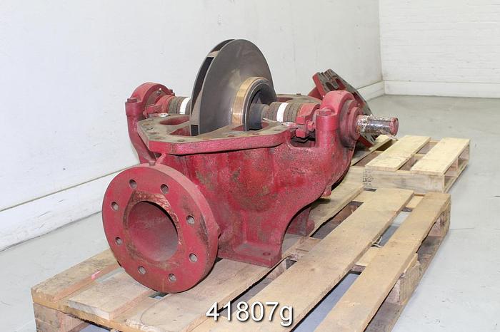 Unused Fairbanks 6" 1824BF Split Case Pump, 7-Vane 16.75" Brass Impeller #41807