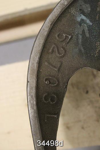 Used Goulds 3135 Impeller, 2-Vane, 6x12x16, 6x14x16, 16" Diameter, Pattern 52703 #34498