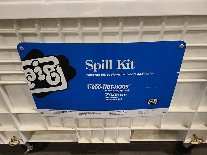 New Pig Spill Kit Extra Large Response Cart MRO KIT204 02 Absorbs up to 143 gal