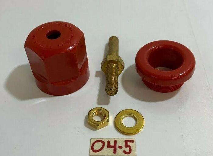 Superior Electric RP100GR Supercon 100A Pin-Plug Receptacle Red *New*