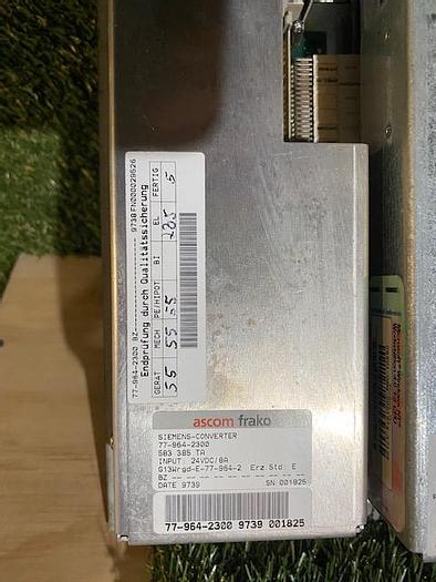 Used Siemens Sinumerik Control Panel for Trumpf Laser Model:   840D 1P 6FC5210-0DB21-3AA1