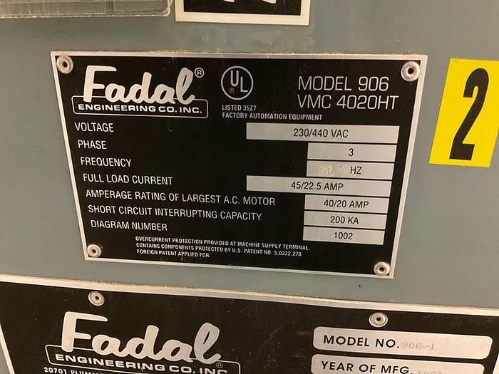 Gebruikt 1994 Fadal VMC 4020