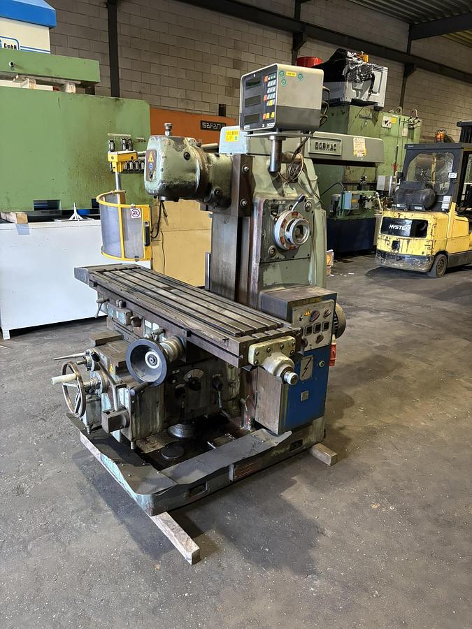 Gebruikt Dormac FU 120 met digitale uitlezing freesmachine freesbank