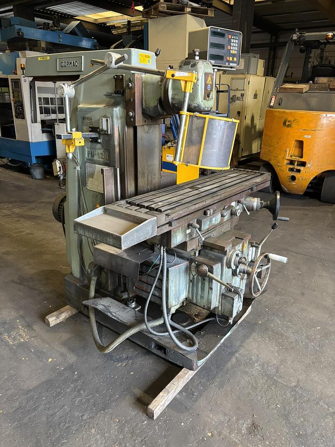 Gebruikt Dormac FU 120 met digitale uitlezing freesmachine freesbank