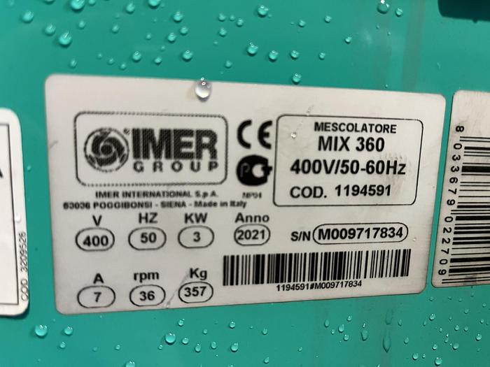Gebruikt Imer Mix 360