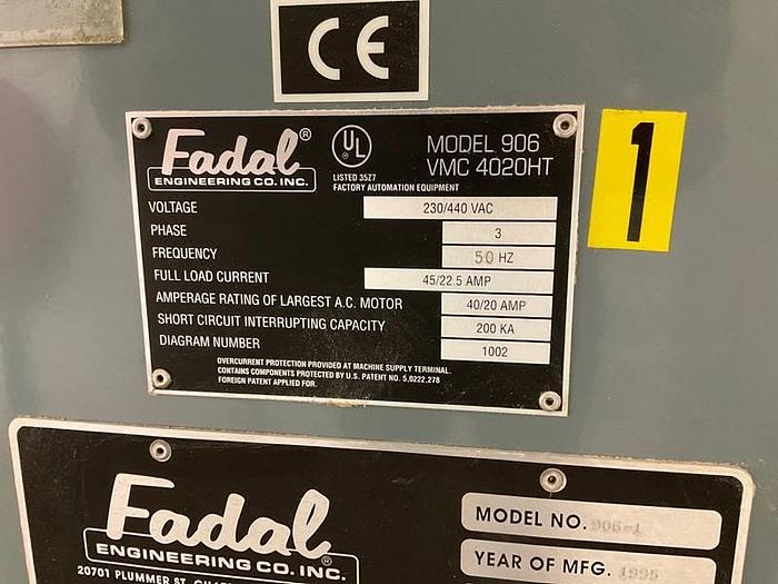 Gebruikt 1995 Fadal VMC 4020