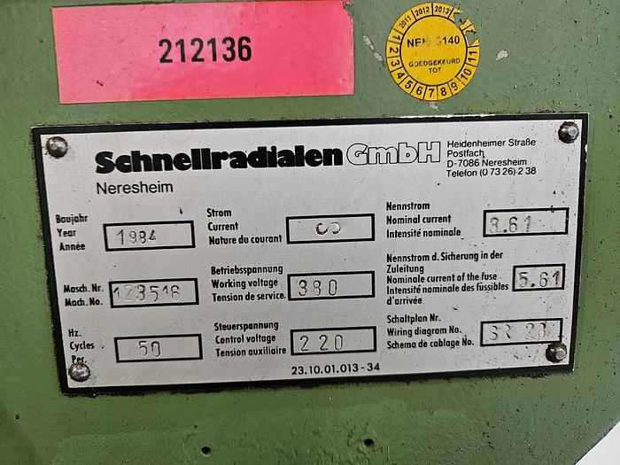 Gebruikt Otto Müller Radiaalboormachine
