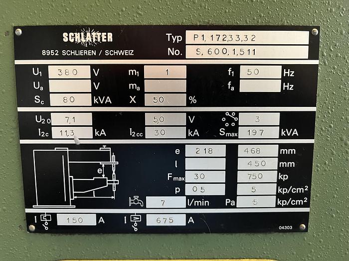 Gebruikt Schlatter Selecta CX 122 T 55