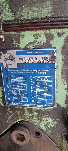 Gebruikt Mubea Muhr und Bender KBL 16