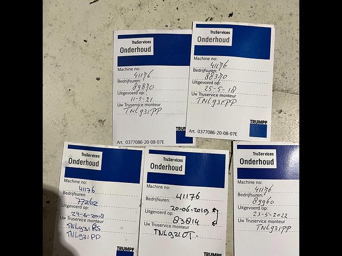 Gebruikt 1998 Trumpf Trumatic 500 Rotation