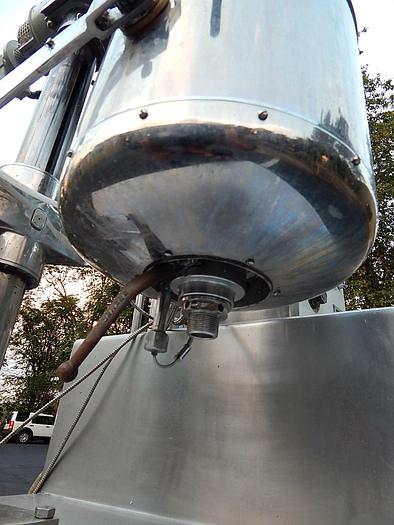 Used PRESSCO LAB TURBO EMULSIFIER – TRIPLE MOTION MIXER – VACUUM – JACKETED (#9764)