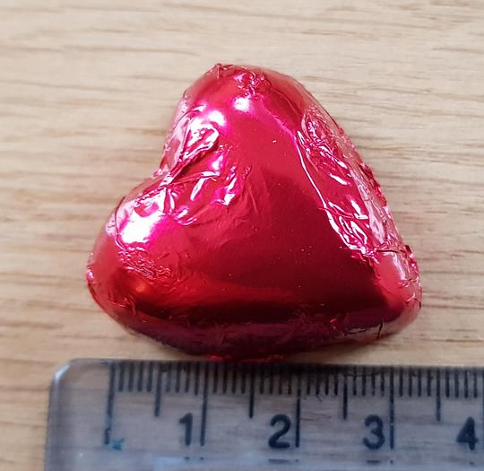 Used Rasch chocolate foil wrapper