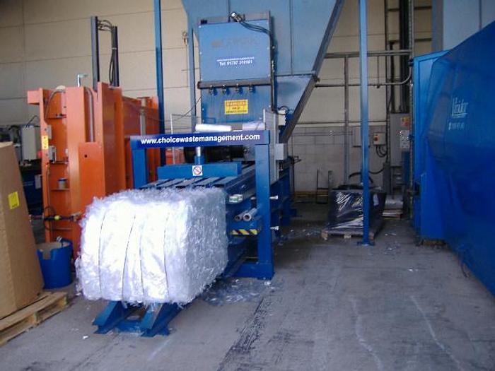 Used 2005 Orwak Automatic Baler 2040 AT complete with in floor conveyor