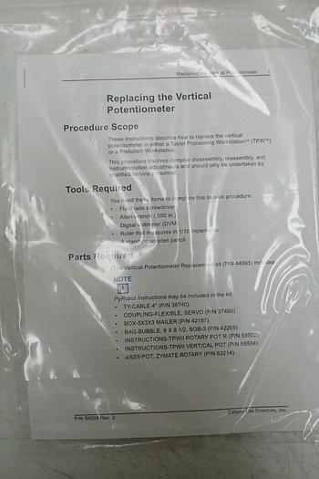 Used Lot of 2 Bourns 3541H-472-103 Caliper Life Sciences 44895/4 Potentiometers