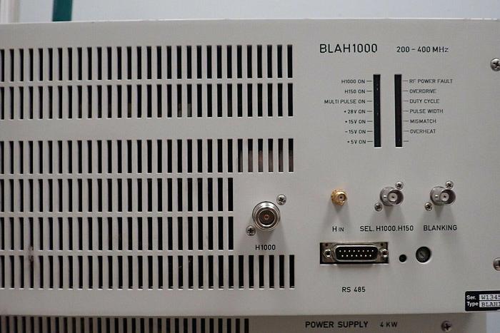 Used Bruker Type BLAH 1000 200-400 MHz Amplifier
