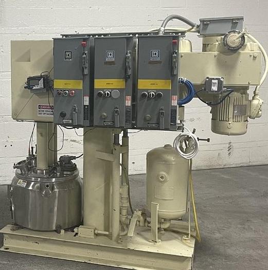 Used 10 GALLON ROSS TRIPLE SHAFT MIXER – PVM-10 – S/S – VAC – JKTD (#9722)
