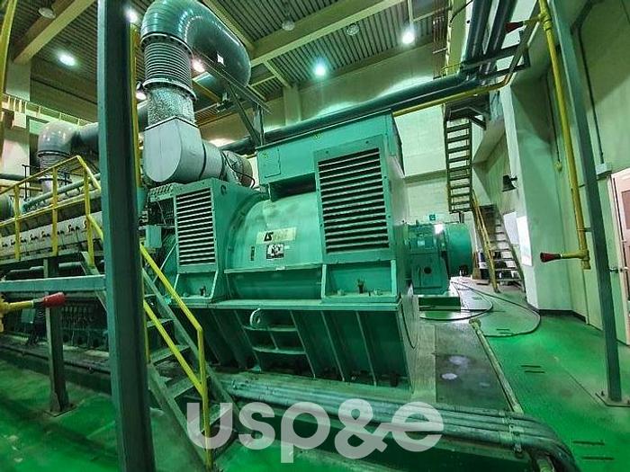 Used 3.6 MW 1999 Used MAN 18V28/32H Diesel Power Plant