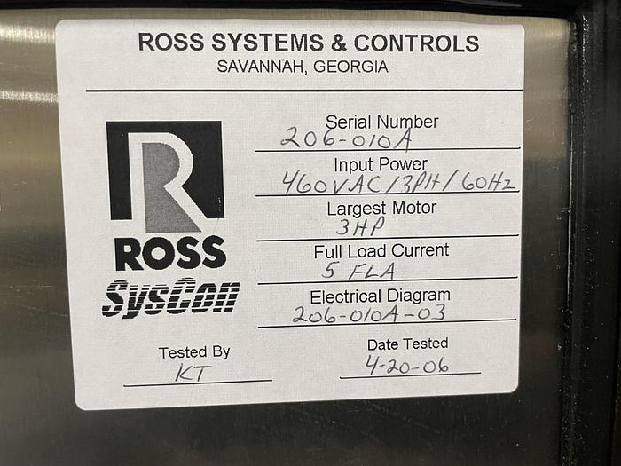 Used 40 GALLON ROSS TRIPLE MOTION VACUUM MIXER WITH DISCHARGE RAM - S/S - VACUUM - JACKETED