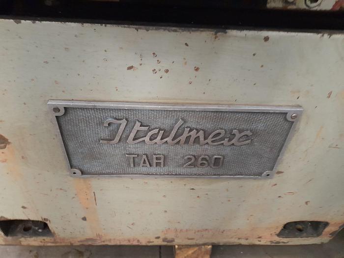 Used Italmex tar 260 Lathe Machine 1.5mx260x520mm