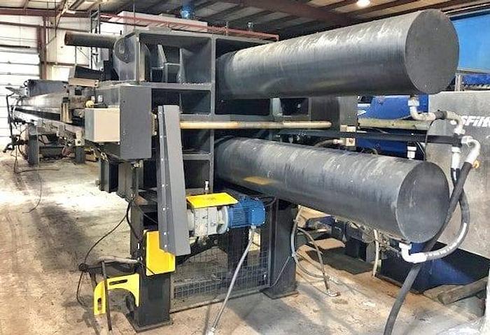 Used 140 CU. FT. JINGJIN MEMBRANE FILTER PRESS  – 1500 MM (#9130)