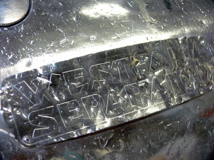Used Westfalia Separator BKA 35-86-076 All Stainless Steel - Missing Rotor