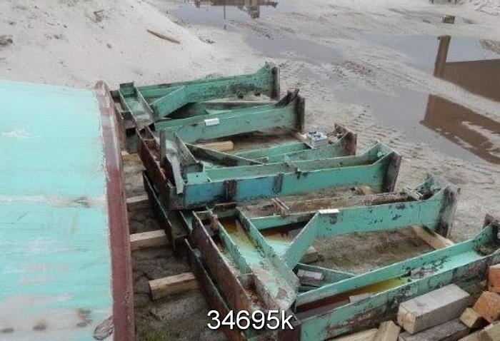 Used Kadant 14' Pulper, 57" Vokes Rotor, Diamond Grip Extraction Plate #34695