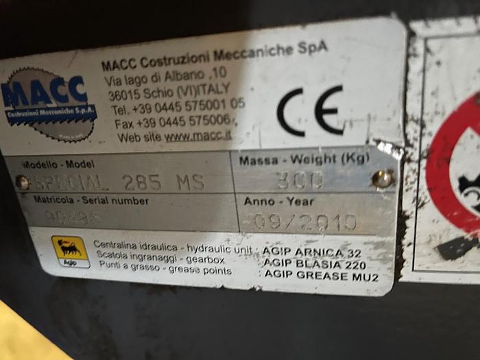 Usato SEGHETTO MACC SPECIAL 285 MS