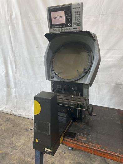 Used Brown & Sharpe Optical Comparator w/ Heidenhain Quadra-Chek ND 1200 DRO 32-3552