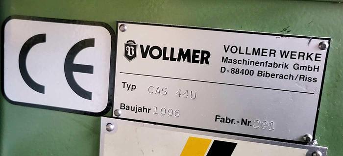 Used Vollmer band saw blade sharpening machine CAS 44 U