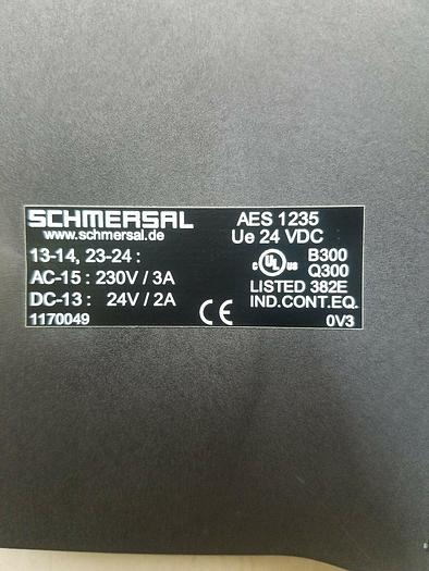 Used SCHMEASAL AES 1235 Safety Interlock Relay