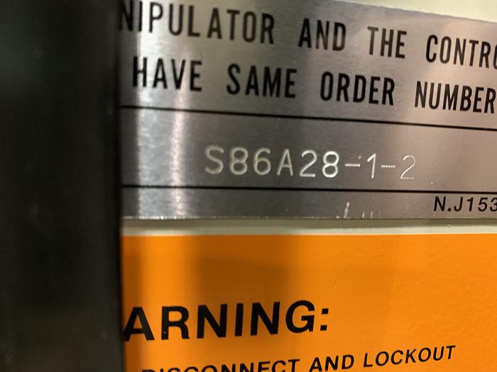 Used MOTOMAN UP50N (HP50) 50KG X 2046MM REACH 6 AXIS CNC ROBOT WITH NX100 CONTROL