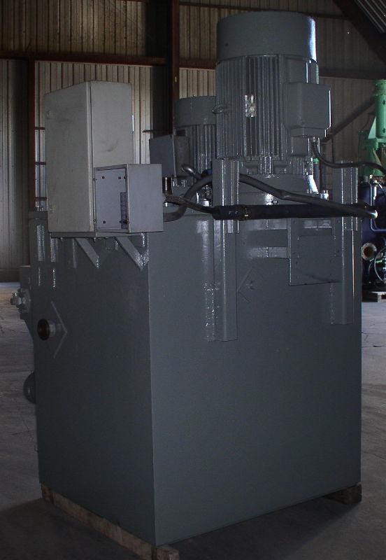 Used 90 hp Rexroth Oilgear Hydraulic Unit 1,500 PSI 500 gal