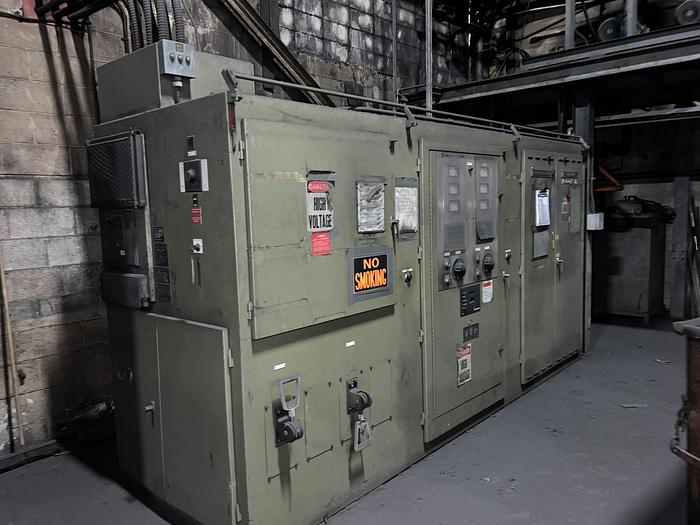 Used 2001 INDUCTOTHERM 15500-5 DUAL TRAK MELTING FURNACE SYSTEM
