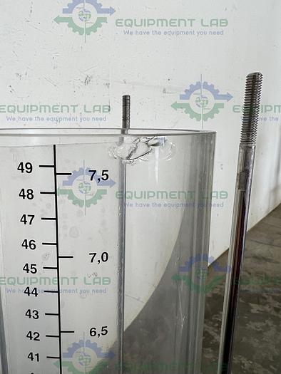 Used Pharmacia  BPG 140 / 500 Chromatography Column 8L 18-1113-08 4-40°C