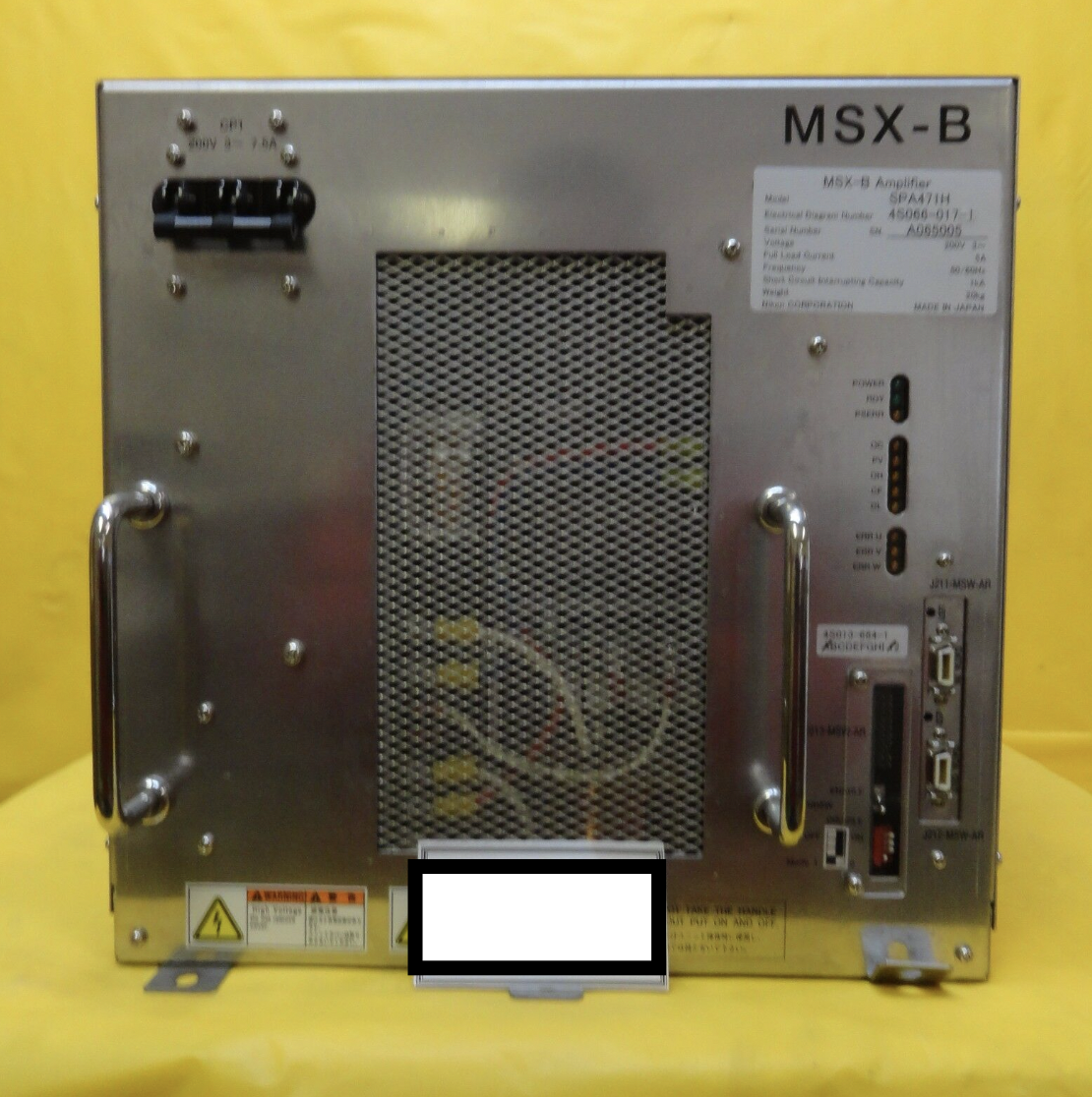 Used Nikon 4S066-017-1 MSX-B Amplifier SPA471H NSR System Used Working