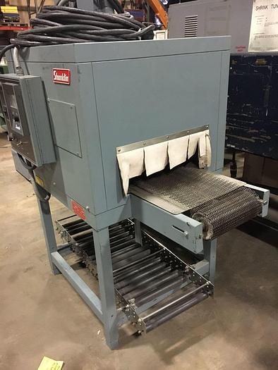 Used SHANKLIN MODEL T-6XL SHRINK TUNNEL W/ SS MESH BELT CONVEYOR