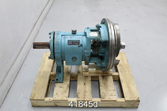 Used Goulds 3180 Pump Power End, 5 Vane 18.25" Diameter Stainless Steel Impeller #41845