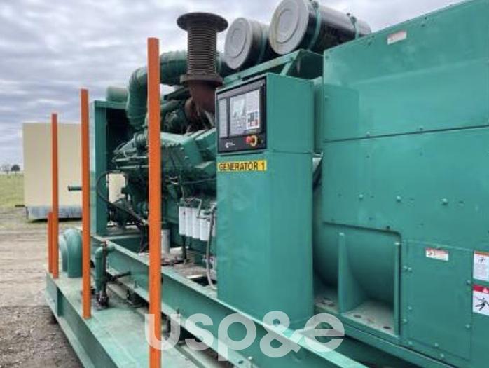 Used 3 MW 1996 Used Cummins 1500DFMB Diesel Generator Set