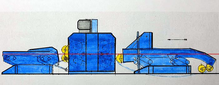 Used 2012 Valonkone Finland Debarking machine Valonkone VK26T