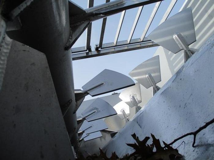 Used AMFEC Twin Shaft Paddle Blender, Md#510, 6000Lbs Capacity