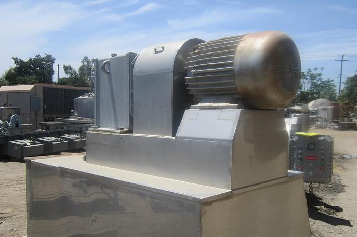 Used Mixer, Littleford, FKM-2000D, S/st, Batch, 125 HP, Plow, #S739069