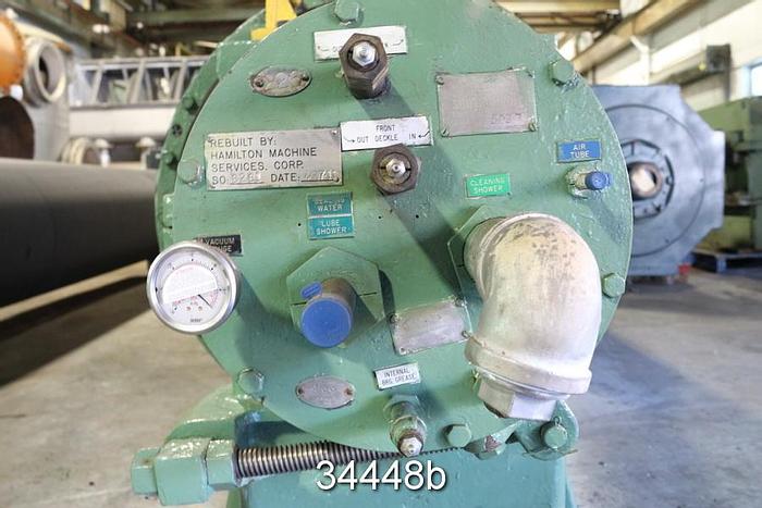 Refurbished Beloit Suction Couch Roll, 188" Drilled Face #34448