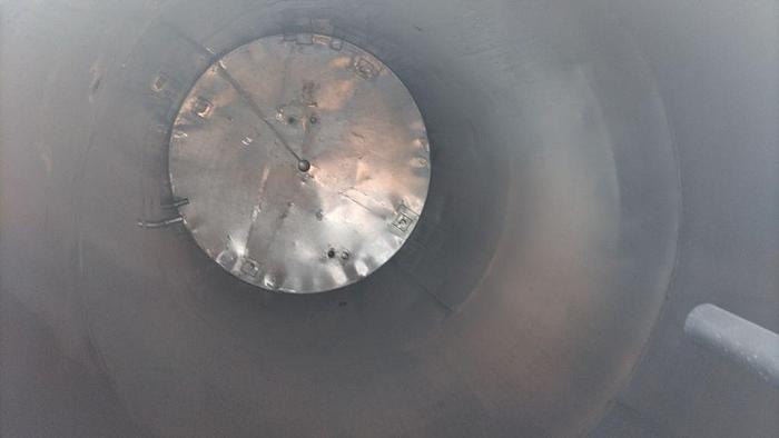 Used Tank, 2,400 Gallon, S/st, Cone Bottom, On Legs #S744781
