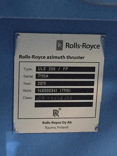 Rolls Royce Azimuth Thruster Retractable System