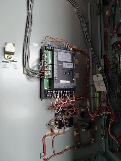 Used GENERAL ELECTRIC LIMITAMP CR194A118A2 300 HP CONTROLLER W/ DRAW-OUT AIR-BREAK CONTACTOR  THREE UNITS