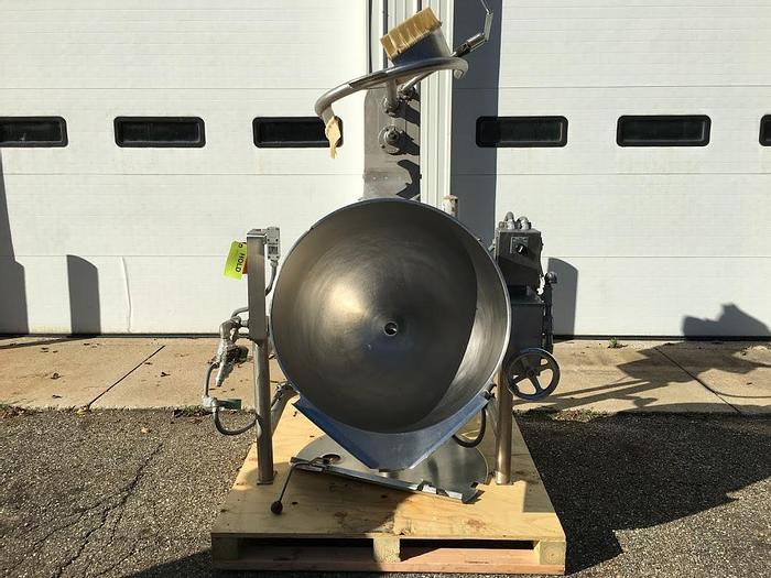 Used 60 GALLON GROEN DTA /3-60 KETTLE – S/S – JACKETED (#9346)