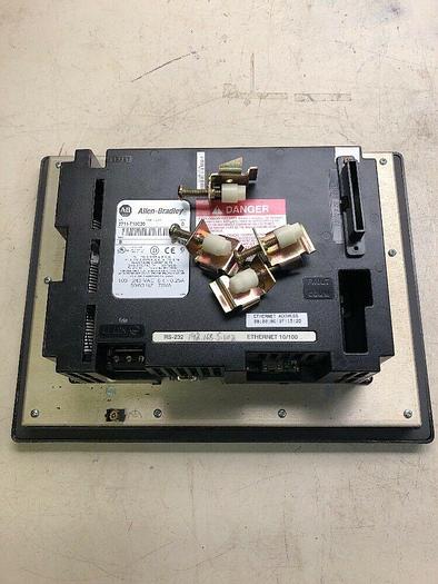 Used Allen Bradley 2711-T10C20 Ser D Rev B FRN 4.20 PanelView 1000 UPS RED