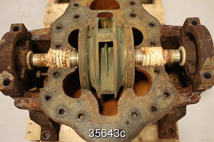 Used Goulds 3405 Split Case Pump, 5x8x14DV, 6 Vane 11" Impeller #35643