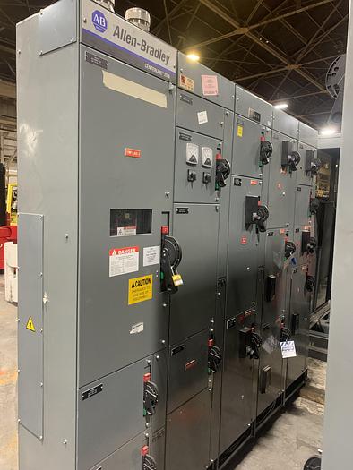 Used ALLEN BRADLEY CENTERLINE SERIES MCC SECTION