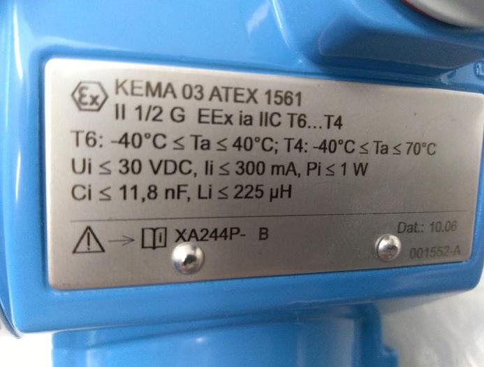 Drucktransmitter Cerabar S, PMP71-1AA2K11GAAAA, Endress und Hauser, Eex, neu